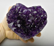 5.11" BEAUTIFUL AMETHYST HEART - Uruguay P366