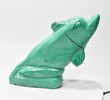 7.48" Beautiful POLISHED MALACHITE FISH Animal Carving - Congo mc777