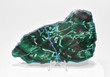 7.48" Polished MALACHITE CHRYSOCOLLA CORNETITE Slice / Slab Congo A803
