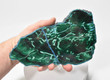 7.48" Polished MALACHITE CHRYSOCOLLA CORNETITE Slice / Slab Congo A803