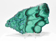 7.08" Polished MALACHITE CHRYSOCOLLA CORNETITE Slice / Slab Congo A799