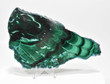 7.67" Polished MALACHITE CHRYSOCOLLA CORNETITE Slice / Slab Congo A800