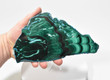 7.71" Polished MALACHITE CHRYSOCOLLA CORNETITE Slice / Slab Congo A797