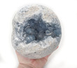 6.10" Beautiful CELESTITE GEODE CELESTINE 11.1 Pounds - Madagascar P712
