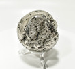 2.40" GOLDEN Polished PYRITE SPHERE With Stand "Video" - Peru P689