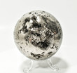 2.91" GOLDEN Polished PYRITE SPHERE With Stand "Video" - Peru P668