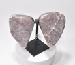 9.25" Beautiful PINK AMETHYST Crystal Wings With Stand Uruguay P630