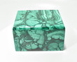 3.89" Beautiful Polished MALACHITE JEWELRY BOX "Video" - Congo mc713