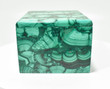 3.89" Beautiful Polished MALACHITE JEWELRY BOX "Video" - Congo mc711