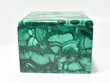 3.89" Beautiful Polished MALACHITE JEWELRY BOX "Video" - Congo mc711