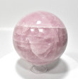 4.68" XXL Polished ROSE QUARTZ SPHERE With Stand Madagascar P570