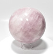 4.68" XXL Polished ROSE QUARTZ SPHERE With Stand Madagascar P570