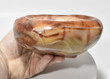 6.10" Polished CARNELIAN Crystal Bowl Soap Dish Home Decor - Madagascar P579