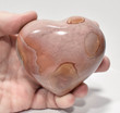 3.11" Polished POLYCHROME JASPER HEART Madagascar P563