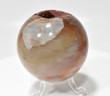 2.63" POLISHED CARNELIAN SPHERE with stand - Madagascar P550