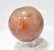 2.63" POLISHED CARNELIAN SPHERE with stand - Madagascar P550