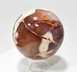 3.66" POLISHED CARNELIAN SPHERE with stand - Madagascar P546