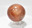 2.40" POLISHED CARNELIAN SPHERE with stand - Madagascar P536
