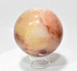 3.54" POLISHED CARNELIAN SPHERE with stand - Madagascar P535