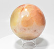 3.54" POLISHED CARNELIAN SPHERE with stand - Madagascar P535