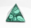 2.04" POLISHED MALACHITE PYRAMID Carving "Video" - Congo mc818