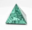2" POLISHED MALACHITE PYRAMID Carving "Video" - Congo mc812
