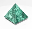 2" POLISHED MALACHITE PYRAMID Carving "Video" - Congo mc812