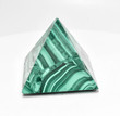 2.12" POLISHED MALACHITE PYRAMID Carving "Video" - Congo mc813