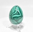 2.12" POLISHED MALACHITE EGG With Stand - Congo e595