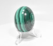1.96" POLISHED MALACHITE EGG With Stand - Congo e599