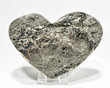 4.96" Beautiful GOLDEN PYRITE HEART "Video" Huanzala Mine, Peru P844