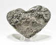 4.96" Beautiful GOLDEN PYRITE HEART "Video" Huanzala Mine, Peru P844