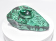 6.29" POLISHED MALACHITE Ashtray, Bowl, Sphere Stand "Video" - Congo a846