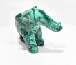 3.30" POLISHED MALACHITE ELEPHANT Animal Carving - Congo mc791