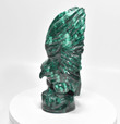 7.95" POLISHED MALACHITE EAGLE Animal Carving - Congo mc802