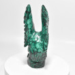 7.95" POLISHED MALACHITE EAGLE Animal Carving - Congo mc802