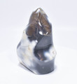 4.21" Beautiful Polished ORCA AGATE FLAME Carving "Video" Madagascar P750