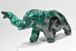8.07" POLISHED MALACHITE ELEPHANT Animal Carving - Congo mc902