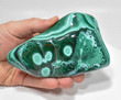 5.03" Polished MALACHITE AND CHRYSOCOLLA "Video" - Congo A884