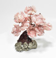 4.56" Beautiful Pink OPAL and Golden PYRITE Bonsai Tree "Video" Peru P869
