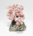 4.60" Beautiful Pink OPAL and Golden PYRITE Bonsai Tree "Video" Peru P867