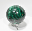 2.91" Beautiful POLISHED MALACHITE SPHERE With Stand "Video" Congo E607