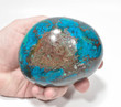 3.81" Polished CHRYSOCOLLA And MALACHITE FREEFORM "Video" Ica Peru -T201