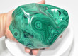 6.10" Beautiful POLISHED MALACHITE "Video" Congo A866