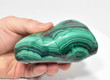 4.13" Beautiful POLISHED MALACHITE "Video" Congo A863