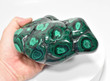 5.94" Beautiful POLISHED MALACHITE "Video" 3 3/4 Pounds Congo A852