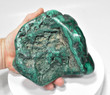 5.94" Beautiful POLISHED MALACHITE "Video" 3 3/4 Pounds Congo A852