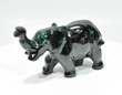 3.50" Beautiful POLISHED MALACHITE ELEPHANT Animal Carving "Video" - Congo mc856