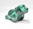 3.38" Beautiful POLISHED MALACHITE SEAL Animal Carving "Video" - Congo mc849