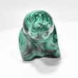 3.38" Beautiful POLISHED MALACHITE SEAL Animal Carving "Video" - Congo mc849